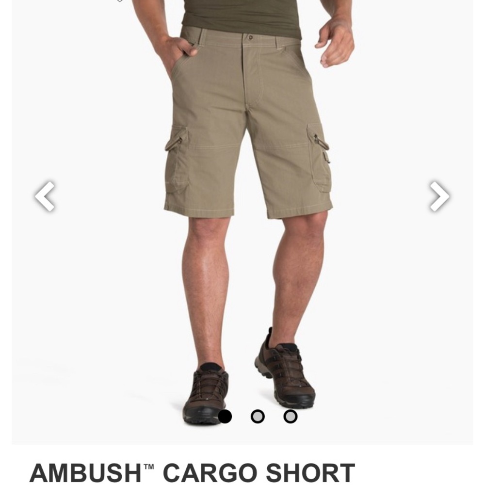 Kuhl Men’s Cargo Shorts, size 34
